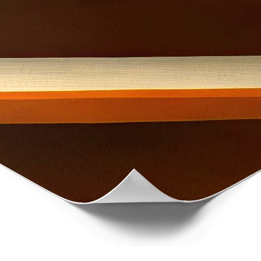 Golden Geometric Abstracte kunst Poster (Hoek)