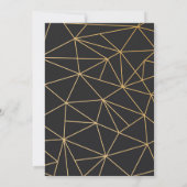 Golden Geometric Afstuderen Kaart (Achterkant)