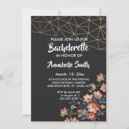 Golden Geometric bachelor Kaart