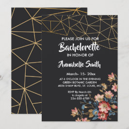 Golden Geometric bachelor Kaart