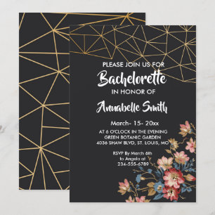 Golden Geometric bachelor Kaart