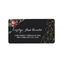 Golden Geometric Etiket