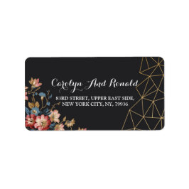 Golden Geometric Etiket