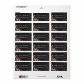 Golden Geometric Etiket (Full Sheet)