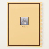 Golden Geometric Girl Mode Modern Elegant #6 Planner (Achterkant)