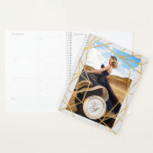 Golden Geometric Girl Mode Modern legant #3 Planner (Display)