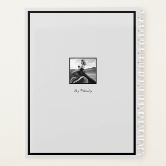 Golden Geometric Girl Mode Modern legant #4 Planner (Achterkant)