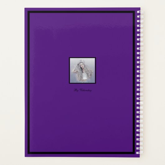 Golden Geometric Girl Mode Modern legant #5 Planner (Achterkant)