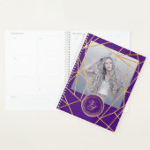 Golden Geometric Girl Mode Modern legant #5 Planner (Display)