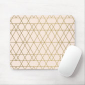 Golden Geometric Lines Muismat (Met muis)