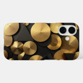Golden Geometric Luxury Abstract Case-Mate iPhone Case (Achterkant (horizontaal))