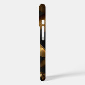 Golden Geometric Luxury Abstract Case-Mate iPhone Case (Achterkant / Links)