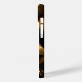 Golden Geometric Luxury Abstract Case-Mate iPhone Case (Achterkant / Links)