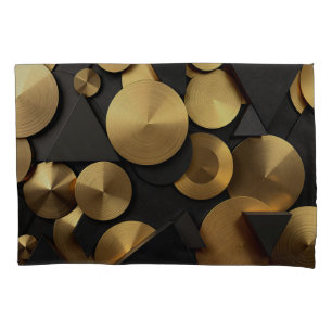 Golden Geometric Luxury Abstract Kussensloop