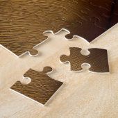 Golden Geometric Luxury Abstract Legpuzzel (Zijkant)