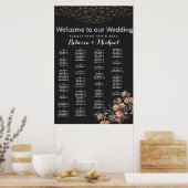 Golden Geometric Poster (Keuken)