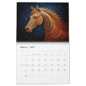Golden Geometric Wildlife Art Kalender (Feb 2027)
