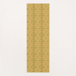 Golden geometrisch abstract kunstpatroon yogamat