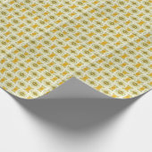 Golden geometrisch ontwerp cadeaupapier (Hoek)