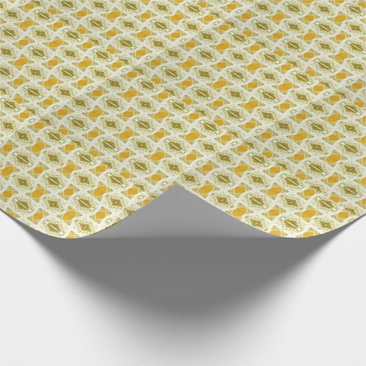 Golden geometrisch ontwerp cadeaupapier (Hoek)