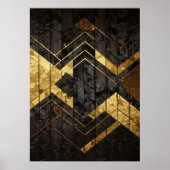 Golden Geometry Poster (Voorkant)
