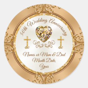 Golden gepersonaliseerd, 50e Jubileum Stickers