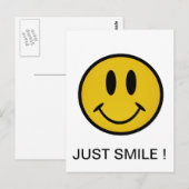 Golden gezicht briefkaart (Voorkant / Achterkant)