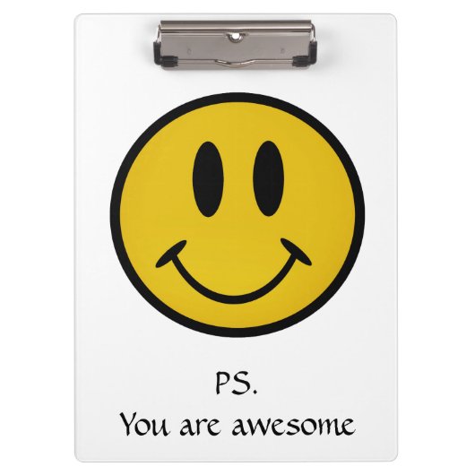 Golden gezicht klembord (Voorkant)