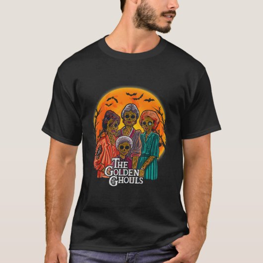 Golden Ghouls Halloween T-shirt (Voorkant)