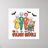 Golden Ghouls Meisjes Halloween Canvas Afdruk (Voorkant)