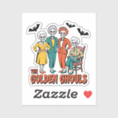 Golden Ghouls Meisjes Halloween Sticker (Vel)