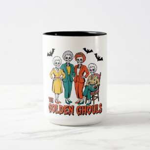 Golden Ghouls Meisjes Halloween Tweekleurige Koffiemok