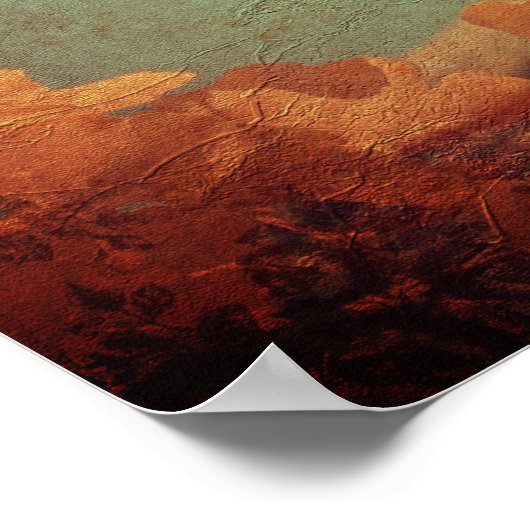 Golden gingko poster (Hoek)