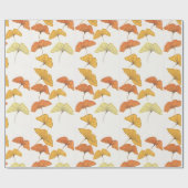 Golden Ginkgo Cadeaupapier (Vlak)