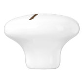 Golden Ginko knob Keramische Knop (Zijkant)