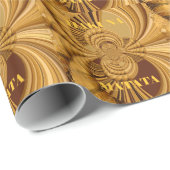 Golden Giraffe Art Print Cadeaupapier (Rol Hoek)