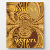 Golden Giraffe Art Print