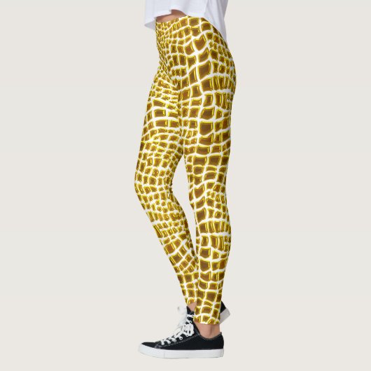 Golden Giraffe Print Leggings (Links)
