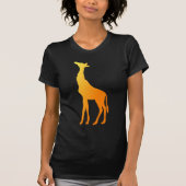 Golden Giraffe Silhouette T-shirt (Voorkant)
