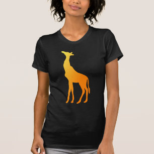 Golden Giraffe Silhouette T-shirt