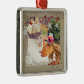 Golden Giraffe Sterrennacht Foto Ornament (Rechts)