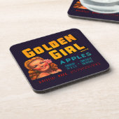Golden Girl Apples Bier Onderzetter (Linkerzijde)