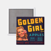 Golden Girl Apples Magneet (Voorkant / Achterkant)