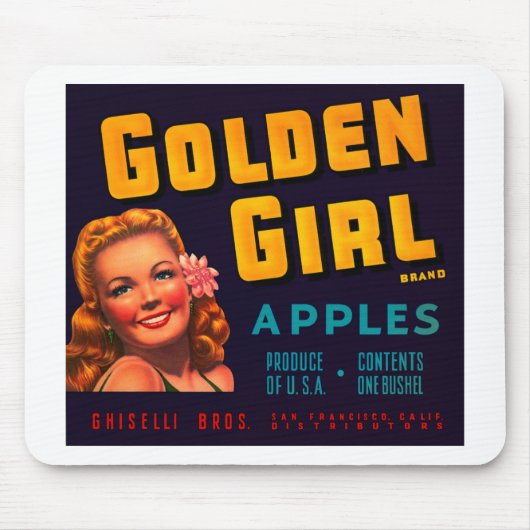 Golden Girl Apples Muismat (Voorkant)