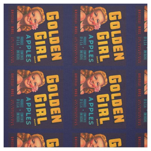Golden Girl Apples Stof (Swatch)