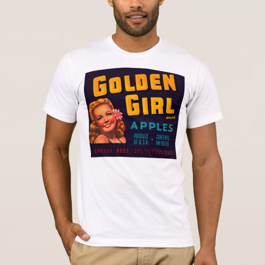 Golden Girl Apples T-shirt (Voorkant)