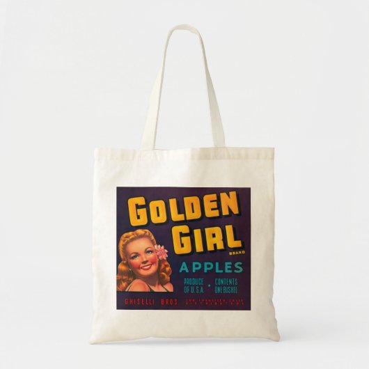 Golden Girl Apples Tote Bag (Voorkant)