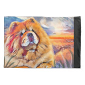 GOLDEN GIRL chow Kussensloop paar STANDAARD (Achterkant-Links)