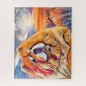 GOLDEN GIRL chow puzzel Legpuzzel (Verticaal)