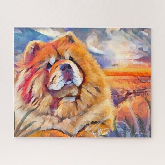 GOLDEN GIRL chow puzzel Legpuzzel (Horizontaal)